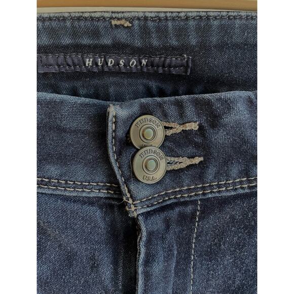 Hudson Low-Rise Collin Flap Skinny Jeans York Wash 28 - Picture 4 of 8